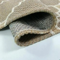 Xrugs Cotton Runner Rug Moroccan Trellis Pattern Washable Hallway Long Carpet Woven Hall Mat -75x300cm