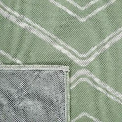 Xrugs Cotton Rugs Runner Rug Geometric 100% Cotton Washable Woven Carpet Natural Diamond Patterned Mat - 75x300cm