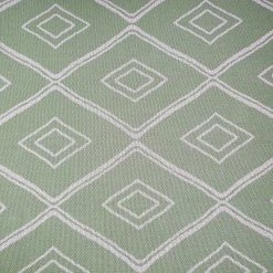 Xrugs Cotton Rugs Runner Rug Geometric 100% Cotton Washable Woven Carpet Natural Diamond Patterned Mat - 75x300cm