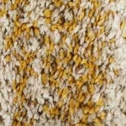 Xrugs Modern Yellow Fluffy Rug Ochre Cream Shaggy Carpet Thick Soft Ombre Living Room Mat New