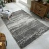 Xrugs Grey Rug Fluffy Soft Thick Cream And Grey Ombre Shaggy Modern Carpet Bedroom Mat