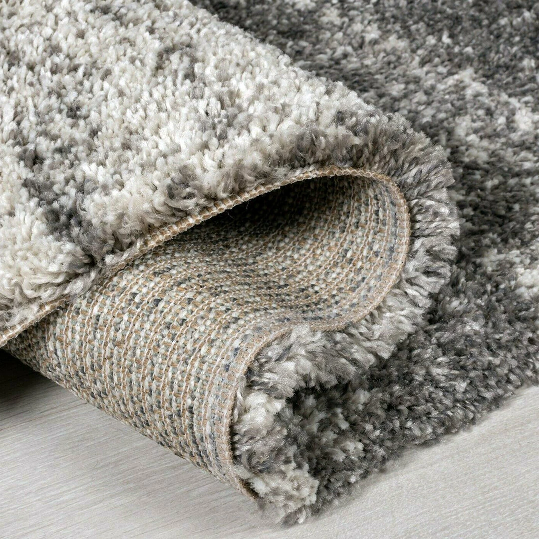 Xrugs Grey Rug Fluffy Soft Thick Cream And Grey Ombre Shaggy Modern Carpet Bedroom Mat 3 Xrugs Grey Rug Fluffy Soft Thick Cream And Grey Ombre Shaggy Modern Carpet Bedroom Mat