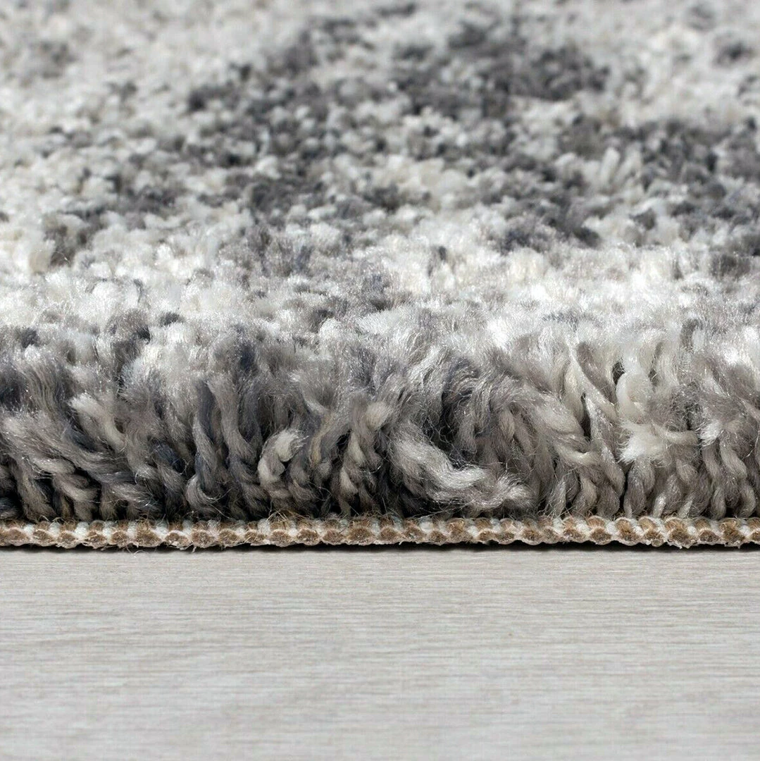 Xrugs Grey Rug Fluffy Soft Thick Cream And Grey Ombre Shaggy Modern Carpet Bedroom Mat 2 Xrugs Grey Rug Fluffy Soft Thick Cream And Grey Ombre Shaggy Modern Carpet Bedroom Mat