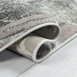 Xrugs Grey Marble Rug Large Small Hallway Runner Modern Bedroom Soft Woven Carpet Mat