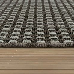 Xrugs Outdoor Rugs Sisal Effect Anthracite Large Small Summer Garden Balcony Patio Mat