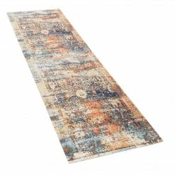 Xrugs Outdoor Rugs Indoor Outdoor Rug Large Blue Terracotta Yellow Colours Abstract Design Patio