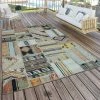 Xrugs Indoor Outdoor Rug Large Patchwork Geometric Pattern Runner Decking Patio Garden Outdoor Rugs