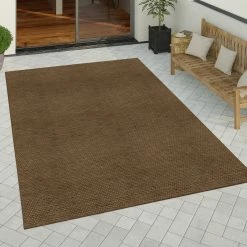 Xrugs Outdoor Rugs Outdoor Garden Rug Brown Monochrome Extra Large Small Decking Patio Terrace Mat