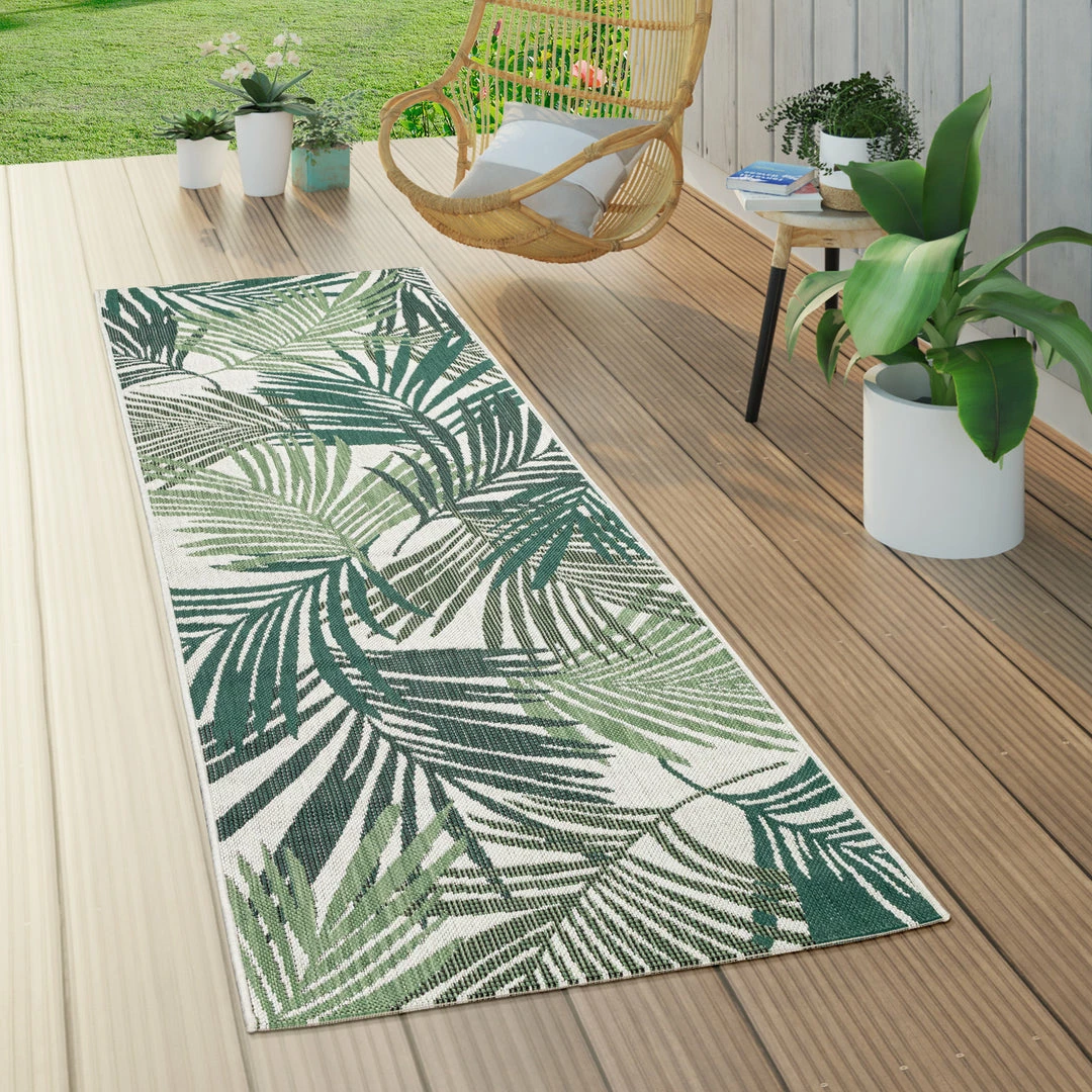Xrugs Outdoor Floral Rug Green Cream Palm Pattern Large Small Hall Patio Garden Mats Outdoor Rugs 4 Xrugs Outdoor Floral Rug Green Cream Palm Pattern Large Small Hall Patio Garden Mats Outdoor Rugs