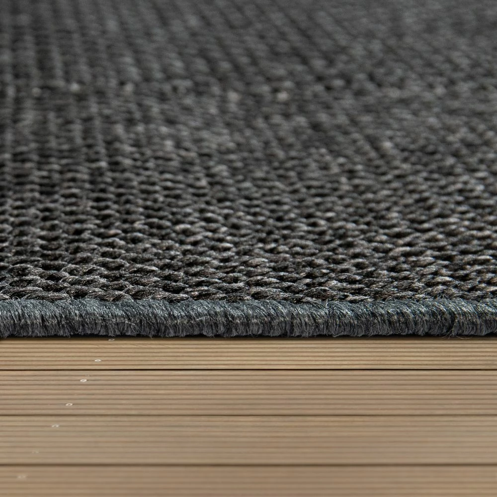 Xrugs Black Outdoor Rug Sisal Effect Large Small Robust Border Design Summer Patio Mat Outdoor Rugs 3 Xrugs Black Outdoor Rug Sisal Effect Large Small Robust Border Design Summer Patio Mat Outdoor Rugs