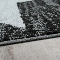 Xrugs Kids Star Rug Dark Grey Carpet Childrens Bedroom Playroom Woven Rug Large Small