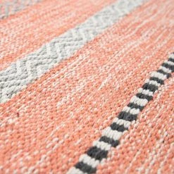 Xrugs Apricot Cotton Rug Striped Handwoven Tassels Large XL Small Living Room Hall Mat Cotton Rugs 6 Xrugs Apricot Cotton Rug Striped Handwoven Tassels Large XL Small Living Room Hall Mat Cotton Rugs