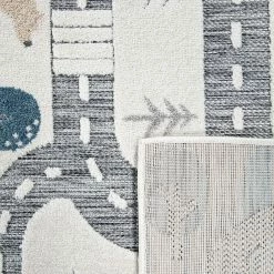 Xrugs Indoor Outdoors Kids Rug Road Forest Mat Decking Garden Children Patio Play Room Outdoor Rugs