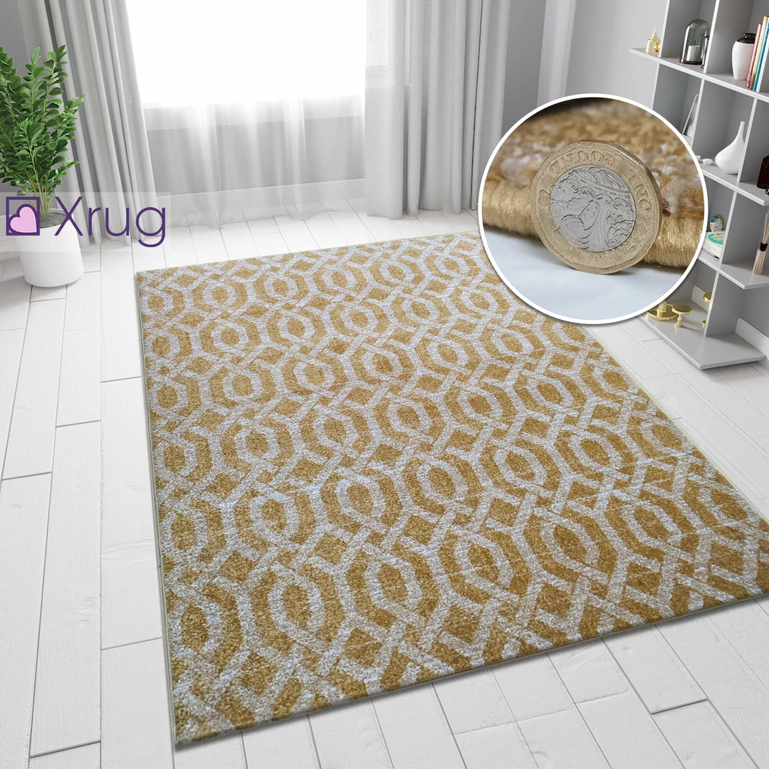 Xrugs Grey And Yellow Gold Rug Modern Trellis Patterned Woven Carpet Small Large Mat 1 Xrugs Grey And Yellow Gold Rug Modern Trellis Patterned Woven Carpet Small Large Mat