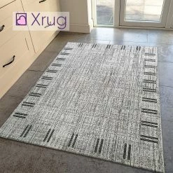 Xrugs Modern Grey Rug Flat Weave Jute Look Sisal Look Rug Carpet Runner Floor Mat Small Large New Kitchen